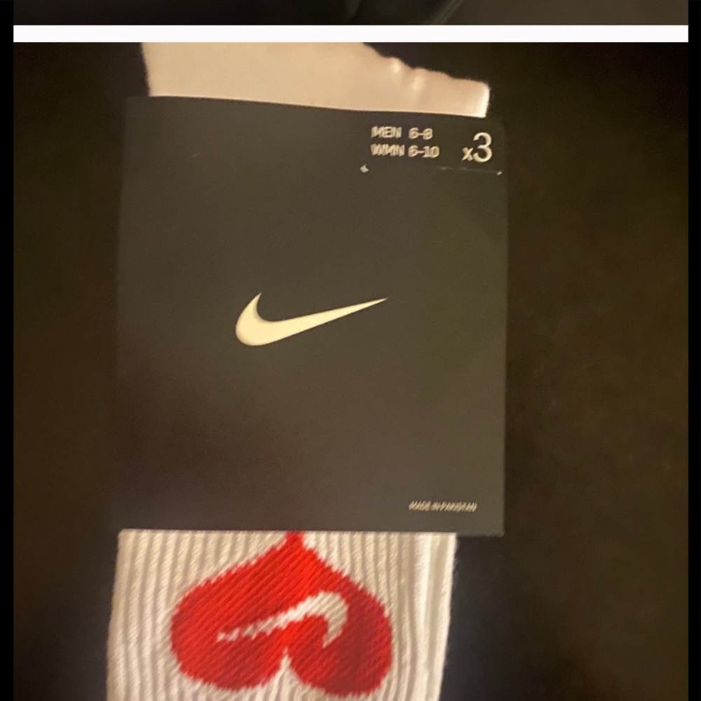 White CLB socks